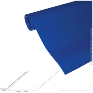 FOLHA SILICONE PRENSA TÉRMICA 2 MM × 1 M – METRO LINEAR