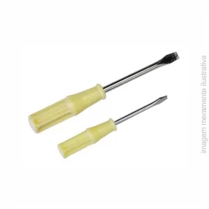 KIT DE CHAVE DE FENDA PARA TROCA DE CALCADOR, AGULHA E REGULAGEM DE BOBINA – RETA E ZIG-ZAG 20U