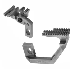 CONJUNTO DENTE DIANTEIRO E TRAZEIRO DA OVERLOCK SÉRIE 700F, 737 - H445, D575