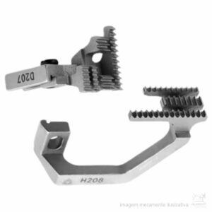 CONJUNTO DENTE DIANTEIRO E TRASEIRO DA INTERLOCK SÉRIE 700K / 757K – D207 / H208 / D208