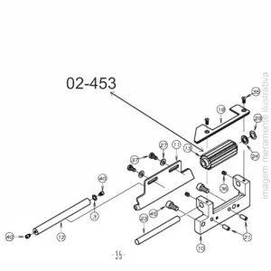 ROLETE TEFLON 12 DENTES ELASTIQUEIRA - 02-453