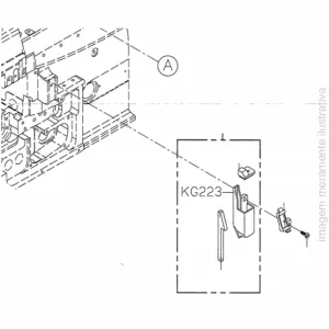SUPORTE DO SILICONE OVERLOCK SÉRIE 700K -  KG223