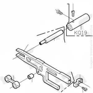 BUCHA DO MOVIMENTO GARFO DO DENTE OVERLOCK SÉRIE 700F KQ19