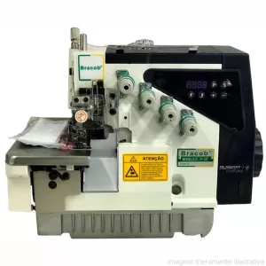 MÁQUINA DE COSTURA INTERLOCK DIRECT DRIVE BRACOB BC S4 5 AT 220V