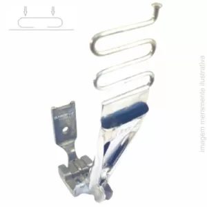 APARELHO SOBREPOSTO PARA PESPONTADEIRA 2 AGULHAS COM GUIA – BITOLA 1/4" – ENTRADA 20 MM