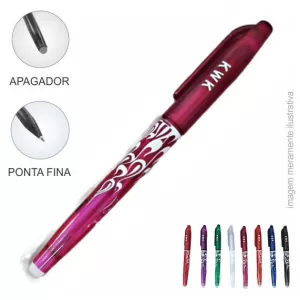 CANETA MARCADOR DE RISCAR TECIDO QUE DESAPARECE FANTASMINHA COR ROSA