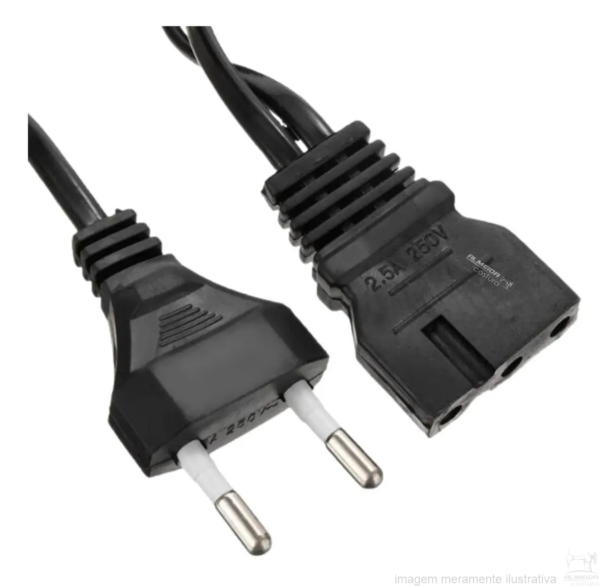 MOTOR EXTERNO COM PEDAL PARA MÁQUINA DOMÉSTICA PRETO 220V - Imagem 4