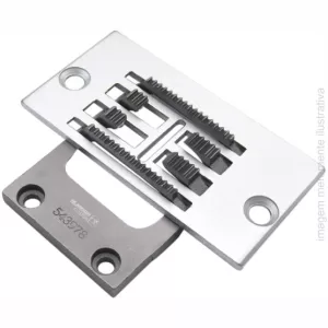 CONJUNTO DE CHAPA E DENTE 12MM DA ZIG ZAG 20U E 3 PONTINHOS - 543977, 543978