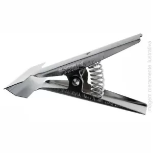 PRENDEDOR DE TECIDO E ENFESTO DENTADO PEQUENO PARA CORTE – 16 X 7 CM