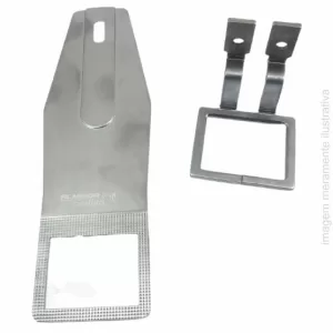 CONJUNTO DE CALCADOR COM CHAPA MÓVEL PARA TRAVETE SÉRIE 1900 ÁREA 40X30MM