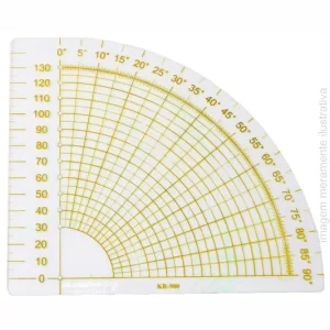 RÉGUA PARA ÂNGULOS PARA MOLDES DE ROUPAS E CORTE - KR-900