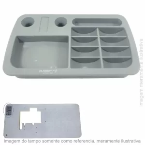 SUPORTE PORTA TRECO E CHAVES DE FENDA PARA MESA DE COSTURA