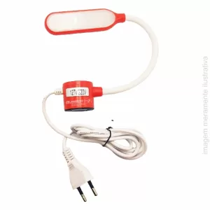 LUMINÁRIA PARA MÁQUINA DE COSTURA COM FIXAÇÃO MAGNÉTICA E TOUCH SCREEN – 36 LEDs