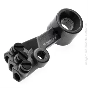 SUPORTE DO LOOPER INFERIOR 03 AGULHAS FECHAMENTO BASE PLANA SÉRIE 1508 - 19-316