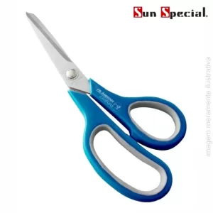 TESOURA DE CORTE MANUAL PARA COSTUREIRA E CONFECÇÃO SUN SPECIAL 10" – CABO EMBORRACHADO