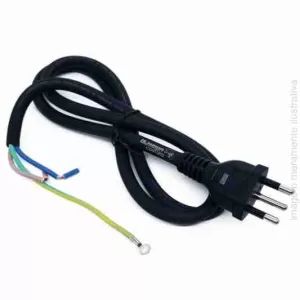 CABO FIO ELÉTRICO PARA SACARIA PORTÁTIL GK26, NP7 TRIPOLAR 2 METROS C04001