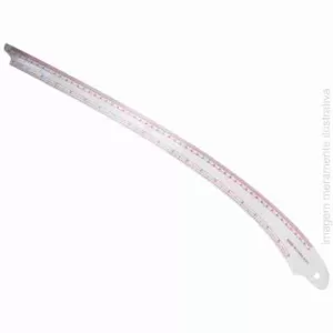 REGUA PATCHWORK MOLDES CURVA CAVA BRAÇO 6301 60CM