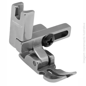 CALCADOR COSTURA RETA INDUSTRIAL PARA ZÍPER COM REGULÁVEL ESQUERDO E DIREITO