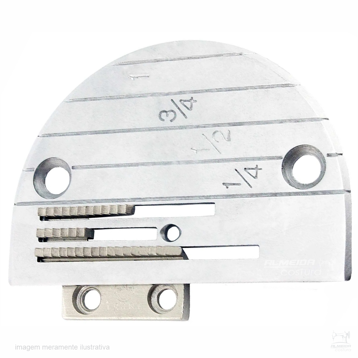 KIT CHAPA DA AGULHA E DENTE 3 CARREIRAS LEVE PARA RETA INDUSTRIAL - Imagem 2