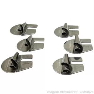 KIT COM 6 APARELHO DE BAINHA, BARRA COM FIXAÇÃO NA CHAPA DA RETA DO N.3 AO 8MM