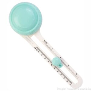 CORTADOR CIRCULAR 360º AJUSTÁVEL PARA ARTESANATO E COSTURA CRIATIVA