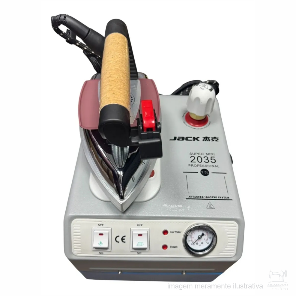 MINI CALDEIRA INDUSTRIAL COM FERRO A VAPOR JACK JK-2005 3,5 LITROS – 220V - Imagem 3