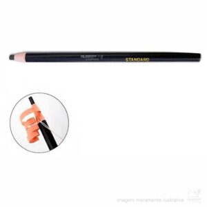 LÁPIS GIZ DE ALFAIATE PARA MARCAÇÃO DE TECIDO – PONTA FÁCIL BARBANTE – PRETO