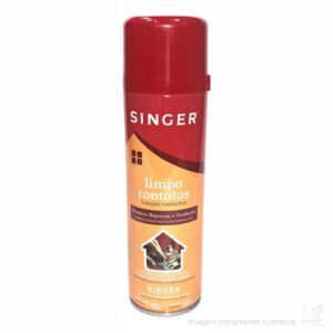SPRAY LIMPA CONTATO SINGER 300ML / 180G PARA COMPONENTES ELÉTRICOS