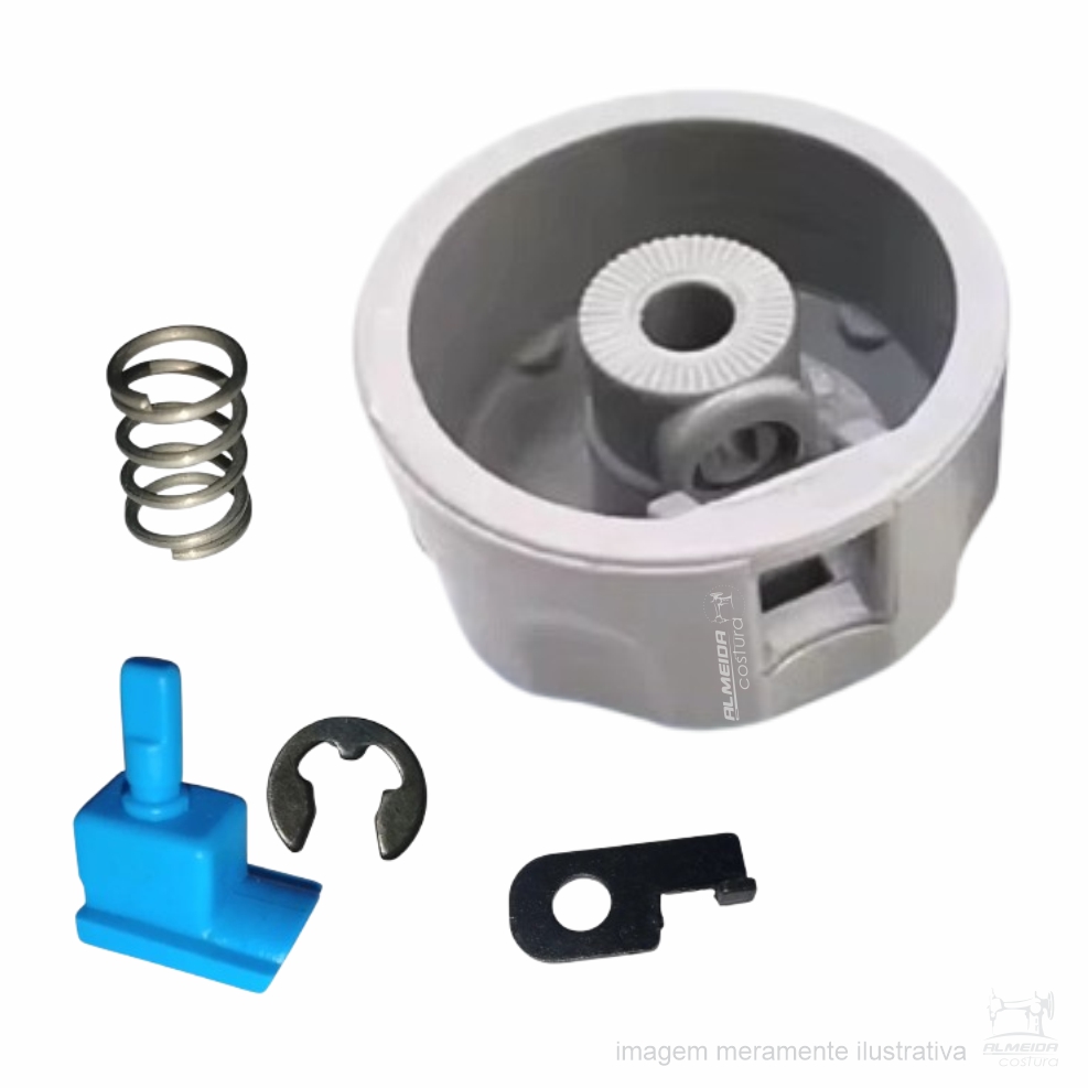 BOTÃO REGULADOR DO COMPRIMENTO DO PONTO PARA RETA JACK DIRECT DRIVE 1381100700 138110097 - Imagem 2