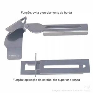 APARELHO PARA OVERLOCK COM SUPORTE MULTIFUNCIONAL E GUIA DE BAINHA – TIPO 037B