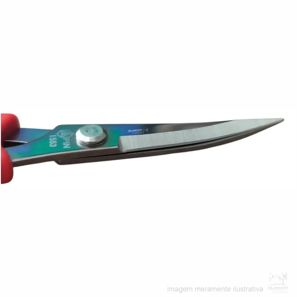 TESOURA PONTA CURVA 13 CM PARA BORDADO E PATCHWORK – PIN-1663 - Imagem 2