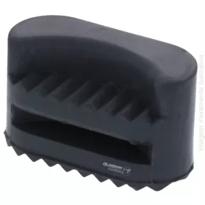 BORRACHA ISOLADORA DO CÁRTER PARTE FRONTAL DA COSTURA RETA - 22T9-009 PRETO