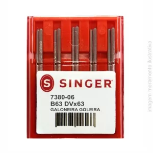 AGULHA SINGER GALONEIRA 1280KSP 7380 B63 DVX63