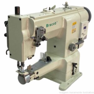 MÁQUINA DE COSTURA INDUSTRIAL CILÍNDRICA TRANSPORTE TRIPLO BC 2628 LG AT - DIRECT DRIVE