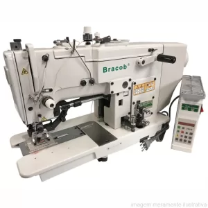 MÁQUINA DE COSTURA CASEADEIRA DIRECT DRIVE INDUSTRIAL BRACOB BC 781 AT - 220V