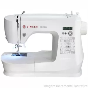 Máquina de Costura Doméstica Eletrônica Singer C5605- 220v