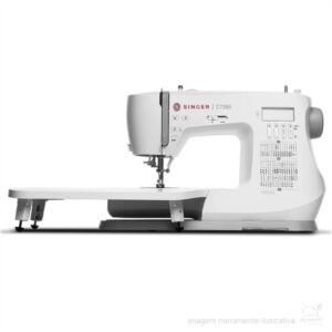 MÁQUINA DE COSTURA SINGER C7255 COM MESA EXTENSORA – BIVOLT