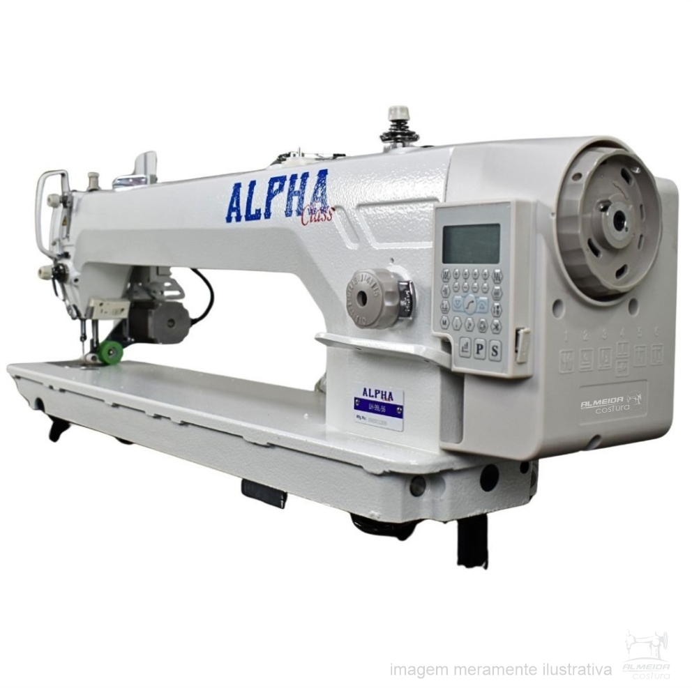 MÁQUINA DE COSTURA RETA ELETRÔNICA DE BRAÇO LONGO 56 CM COM PULLER – ALPHA CLASS H-99L-56 - Imagem 5