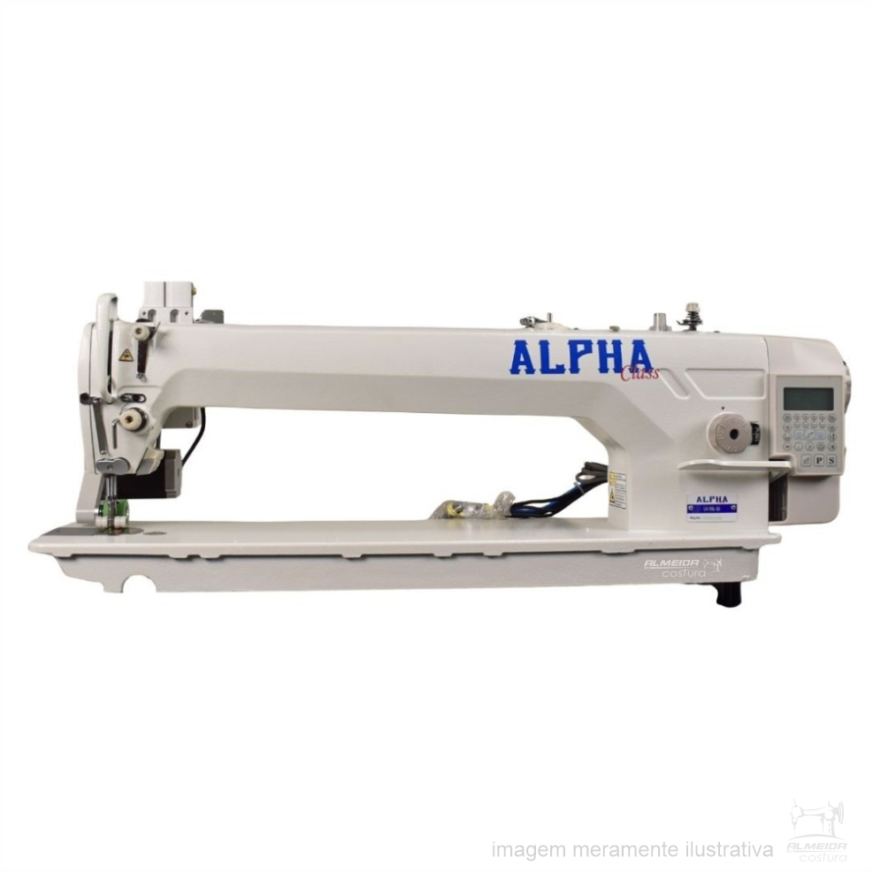MÁQUINA DE COSTURA RETA ELETRÔNICA DE BRAÇO LONGO 56 CM COM PULLER – ALPHA CLASS H-99L-56 - Imagem 4