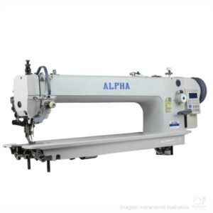 MÁQUINA DE COSTURA RETA TRANSPORTE DUPLO ELETRÔNICA BRAÇO LONGO ALPHA – LH-0303-D4-56