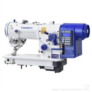 MÁQUINA DE COSTURA INDUSTRIAL ZIG ZAG ELETRÔNICA 2 E 3 PONTINHOS LANMAX LM-0068-D4 (PMX) – 220V