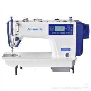 MÁQUINA DE COSTURA INDUSTRIAL RETA 01 AGULHA DIRECT DRIVE ELETRÔNICA LM-180-M-D4 - LANMAX