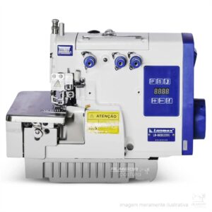 MÁQUINA DE COSTURA OVERLOCK INDUSTRIAL DIRECT DRIVE – 01 AGULHA COM PARADA DE AGULHA LM-663D - LANMAX