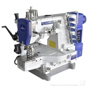 MÁQUINA DE COSTURA GALONEIRA CILÍNDRICA 3 AGULHAS 5 FIOS COM CATRACA DIRECT DRIVE – LM-7500D-01CB/RP 220V