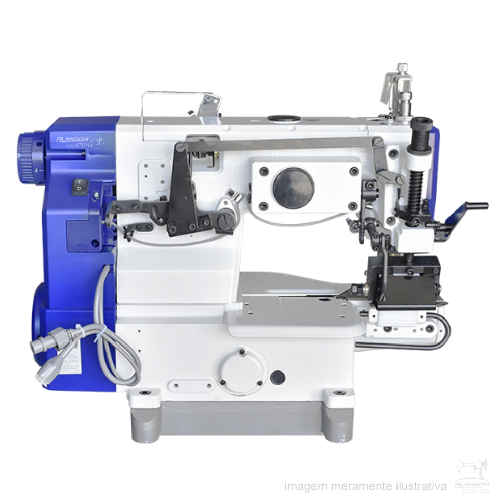 MÁQUINA DE COSTURA GALONEIRA CILÍNDRICA 3 AGULHAS 5 FIOS COM CATRACA DIRECT DRIVE – LM-7500D-01CB/RP 220V - Imagem 4