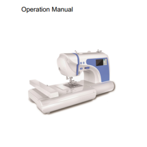 MANUAL DE INSTRUÇÕES MÁQUINA DE BORDADO COMPUTADORIZADA DUKI E900– OPERATION MANUAL PDF