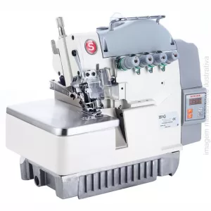 Máquina de Costura Industrial Interlock 5 Fios com Painel Embutido Motor Direct Drive Singer 351G 220v