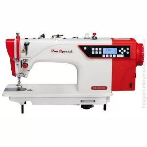 MÁQUINA RETA ELETRÔNICA 9 PONTOS COM MOTOR DIRECT DRIVE 220V – SUN SPECIAL SS18E-D4-PR-QI