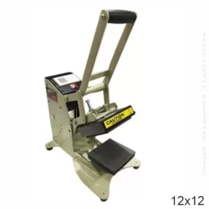 Prensa Térmica Sublimática com Abertura Boca de Jacaré 12x12 cm - 220V