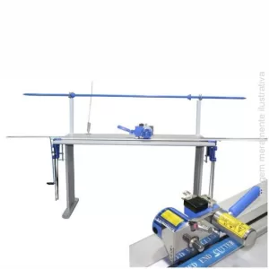 MÁQUINA PARA CORTAR TECIDO FINAL DE ENFESTO MANUAL 4” COM SUPORTE – 220V
